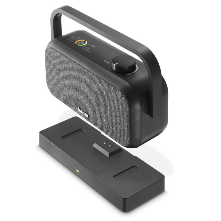 Bluetooth колонка HAMA, 10W, Стерео, Черна - HAMA-221849 - 6