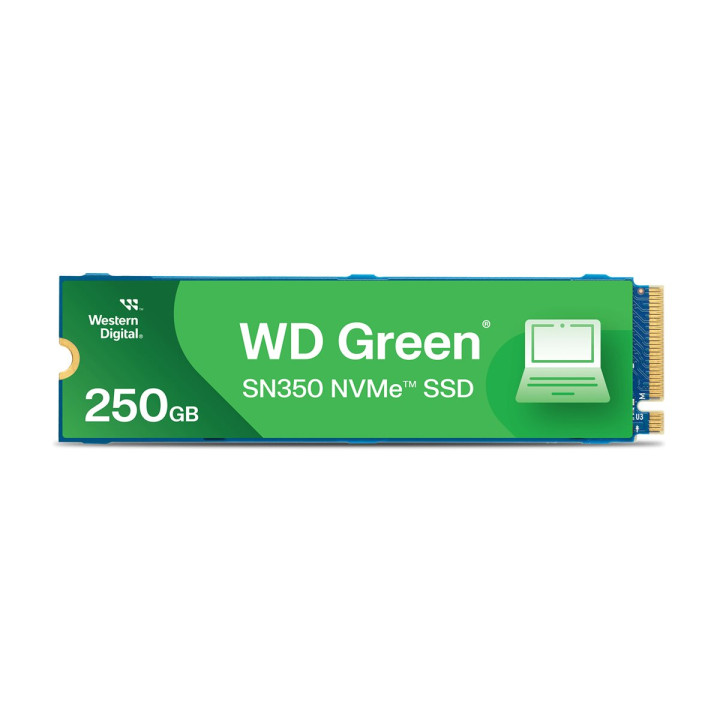SSD диск Sandisk WD Green SN350, 250GB NVMe PCIe Gen3 M.2 2280 - WDS250G2G0C-00CDH0 - 1
