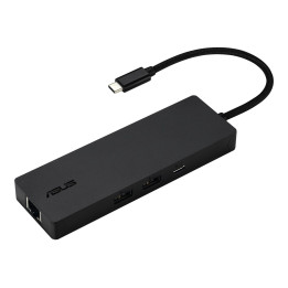 Докинг станция ASUS 8 в 1 USB-C DC210, 2x USB 3.2 Gen 1, 1x USB-C 3.2 Gen 2 DP 1.4, HDMI, Gigabit Ethernet - 90XB098N-BDS010 - 1