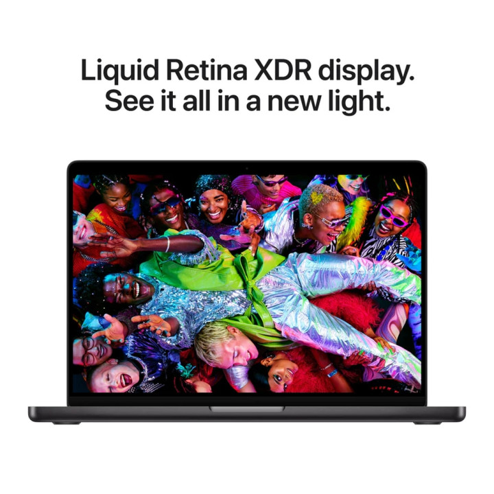 Лаптоп Apple MacBook Pro 14, 14.2" Liquid Retina XDR 3024x1964 120Hz, Apple M5 10-Core 4.6GHz, 24GB LPDDR5, 1TB SSD, macOS - MDE