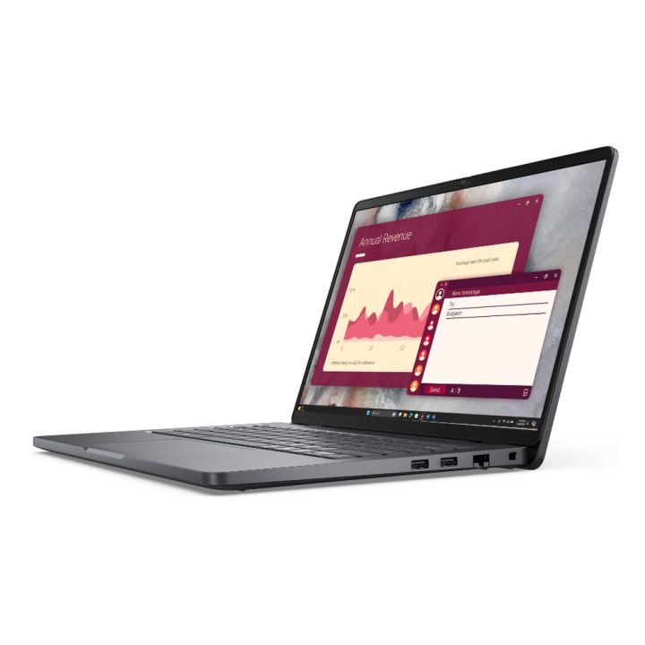 Лаптоп Dell Pro 14 PC14250, 14" FHD+ IPS, Intel Core Ultra 7 255U, 16GB DDR5 5600MT/s, 1TB SSD, Windows 11 Pro - BTO116_PC14250_