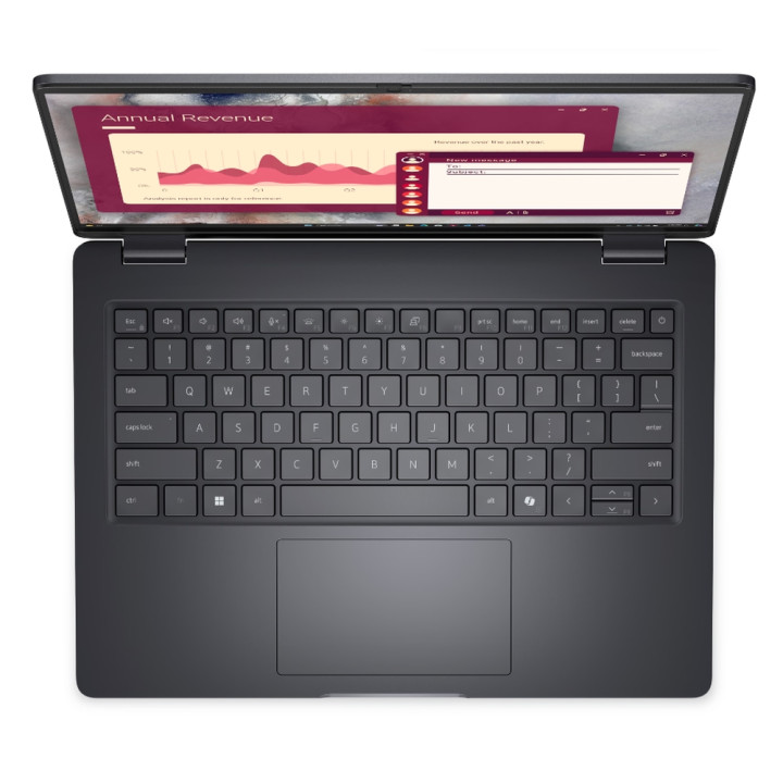 Лаптоп Dell Pro 14 PC14250, 14" FHD+ IPS, Intel Core Ultra 7 255U, 32GB DDR5 5600MT/s, 512GB SSD, Ubuntu - BTO108_PC14250_EMEA_U