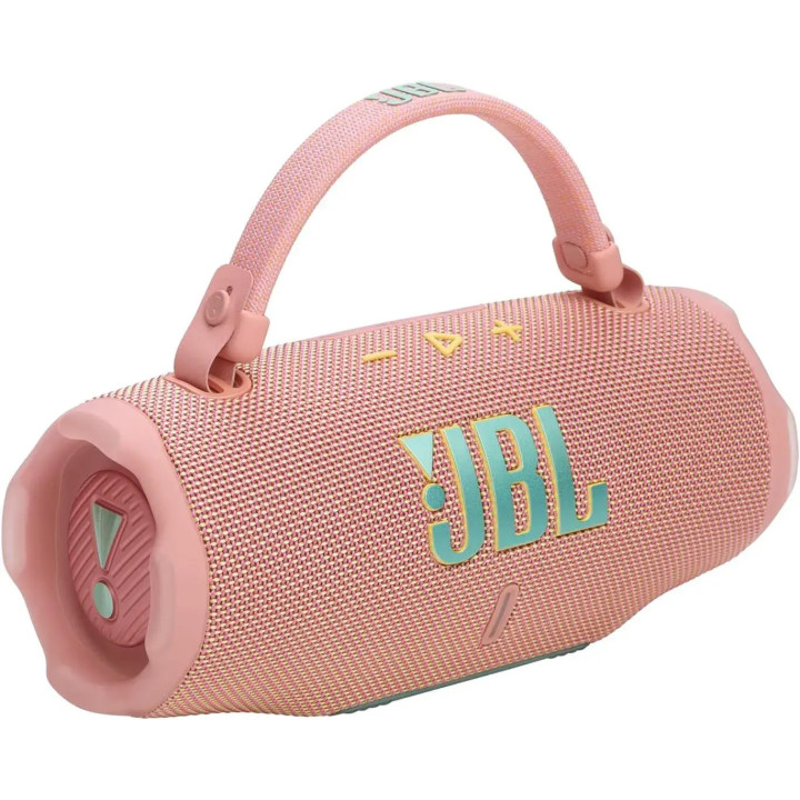 Bluetooth колонка JBL CHARGE 6, розова, 40W, IP67, Bluetooth/USB - JBL-CHARGE6-PINK - 5
