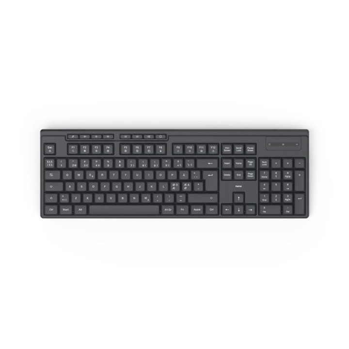 Безжична клавиатура HAMA WK-200, кирилизирана, черна - 173055 - 1