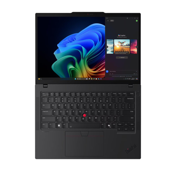Лаптоп Lenovo ThinkPad T14 Gen 6, 14" WUXGA IPS, Intel Core Ultra 7 258V, 32GB LPDDR5X, 512GB SSD, Windows 11 Pro - 21QG000UBM -