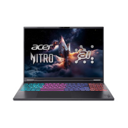 Лаптоп Acer Nitro 16S AN16S-61-R28Q, 16" WQXGA IPS 180Hz, AMD Ryzen AI 9 365, RTX 5070 8GB, 16GB DDR5, 1024GB SSD, No OS - NH.QX