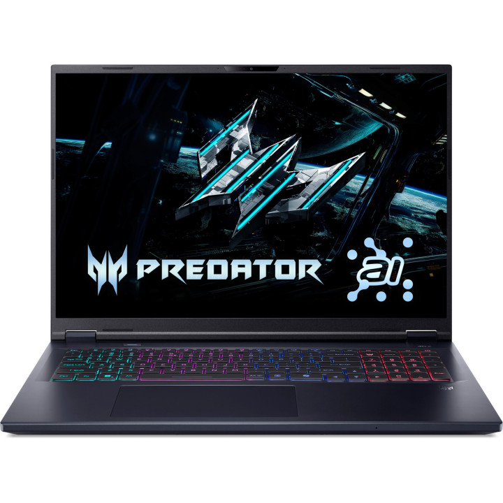 Лаптоп Acer Predator Helios Neo 18 PHN18-72-91F0, 18" WQXGA 240Hz IPS, Intel Core Ultra 9 275HX, RTX 5070 8GB, 32GB DDR5, 1TB SS