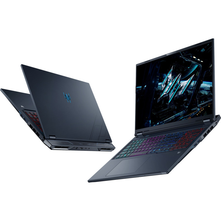 Лаптоп Acer Predator Helios Neo 18 PHN18-72-91F0, 18" WQXGA 240Hz IPS, Intel Core Ultra 9 275HX, RTX 5070 8GB, 32GB DDR5, 1TB SS