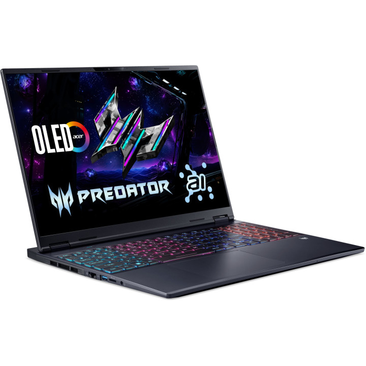 Лаптоп Acer Predator Helios Neo 16S AI OLED PHN16S-71-70PL, 16" WQXGA 2560x1600 240Hz OLED, Intel Core Ultra 7 255HX, NVIDIA GeF
