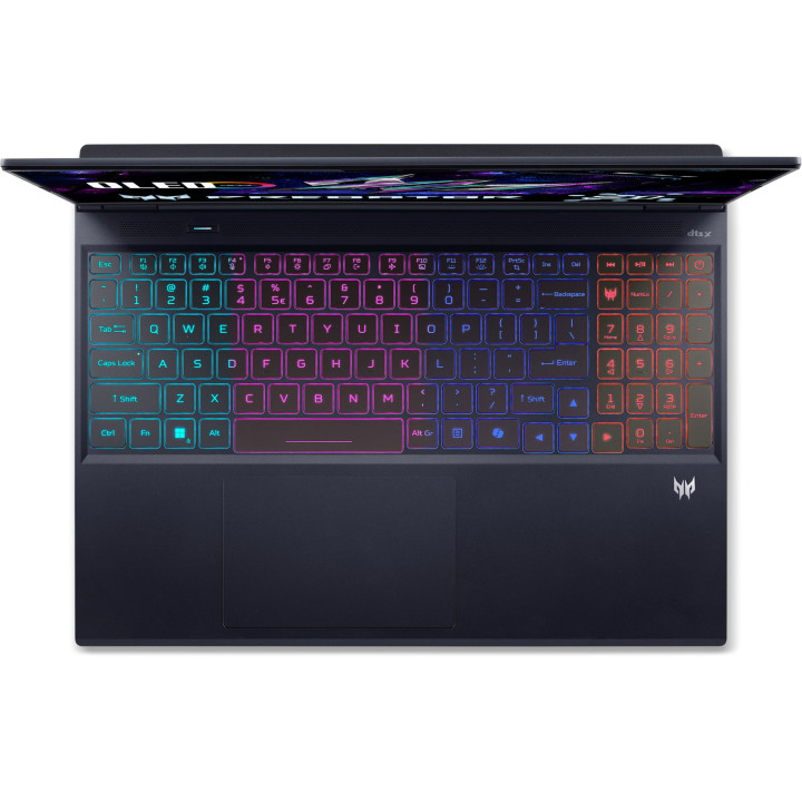 Лаптоп Acer Predator Helios Neo 16S AI OLED PHN16S-71-70PL, 16" WQXGA 2560x1600 240Hz OLED, Intel Core Ultra 7 255HX, NVIDIA GeF