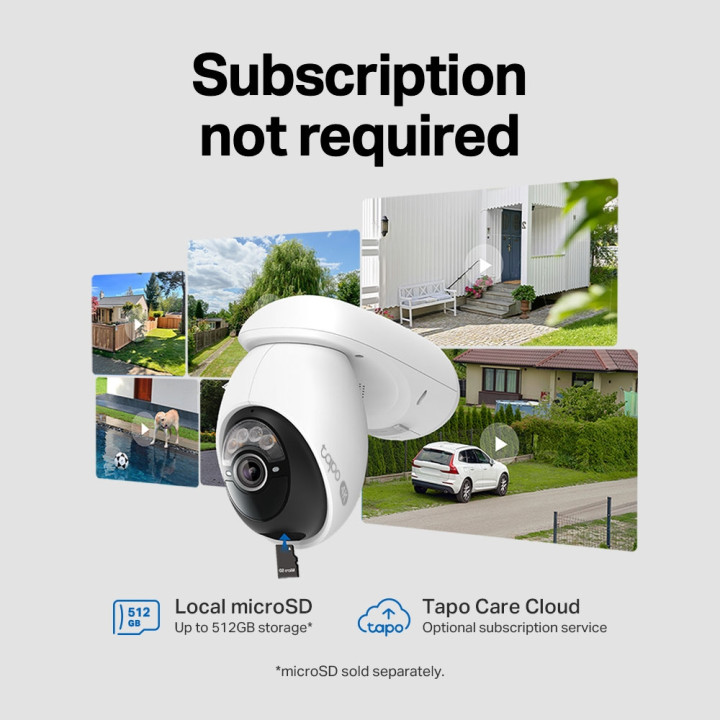Охранителна камера TP-Link Tapo C660 KIT, 4K Pan/Tilt със соларно захранване - 7