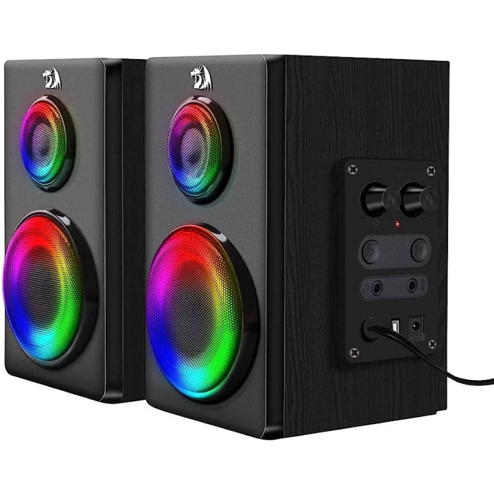 Тонколонки Redragon GS811 Orchestra, Стерео 7W RMS, Bluetooth 5.0, Дърво - 11