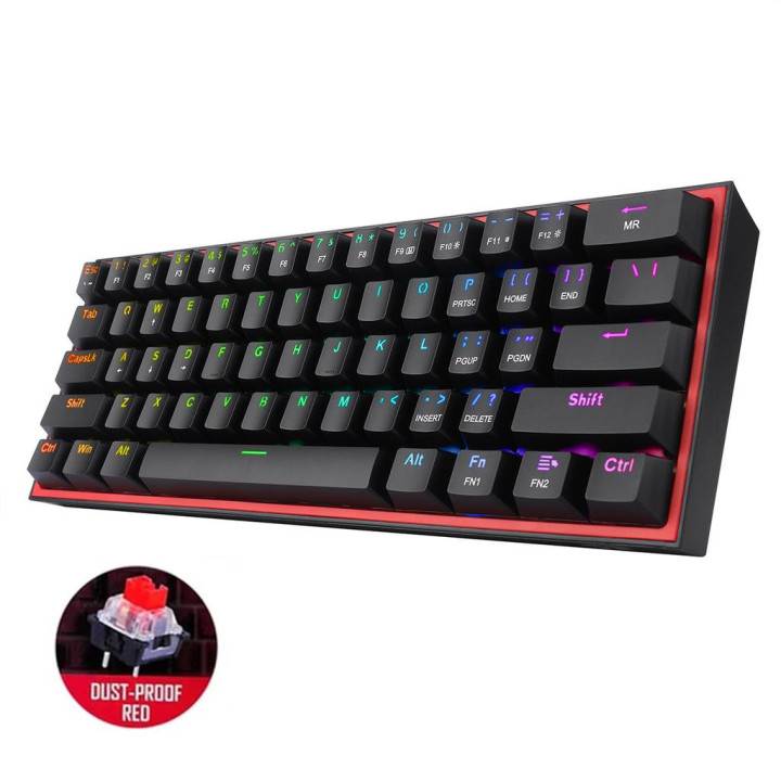 Bluetooth механична геймърска клавиатура Redragon Fizz Pro K616-RGB - K616-RGB - 2
