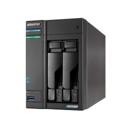 NAS устройство ASUS Lockerstor AS6702T, 2-Bay NAS, Intel Celeron N5105 Quad-Core 2.0 GHz, 4GB DDR4, M.2 NVMe x4 slots - AS6702T_