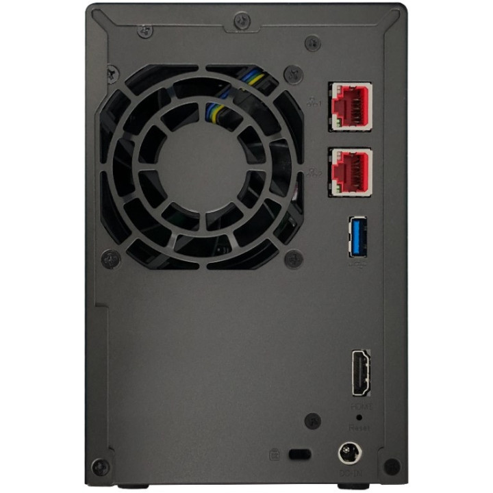 NAS устройство ASUS Lockerstor AS6702T, 2-Bay NAS, Intel Celeron N5105 Quad-Core 2.0 GHz, 4GB DDR4, M.2 NVMe x4 slots - AS6702T_