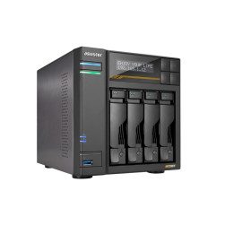 NAS устройство ASUS Lockerstor 4 Gen3 AS6804T, 4-Bay NAS, AMD Ryzen V3C14 Quad Core 2.3GHz, 16GB DDR5, 4x M.2 NVMe слотове - AS6