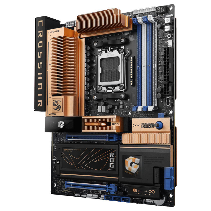 Дънна платка ASUS ROG CROSSHAIR X870E 2006 WIFI, AM5 сокет, DDR5, PCIe 5.0 - 90MB1PP0-M0EAY0 - 4