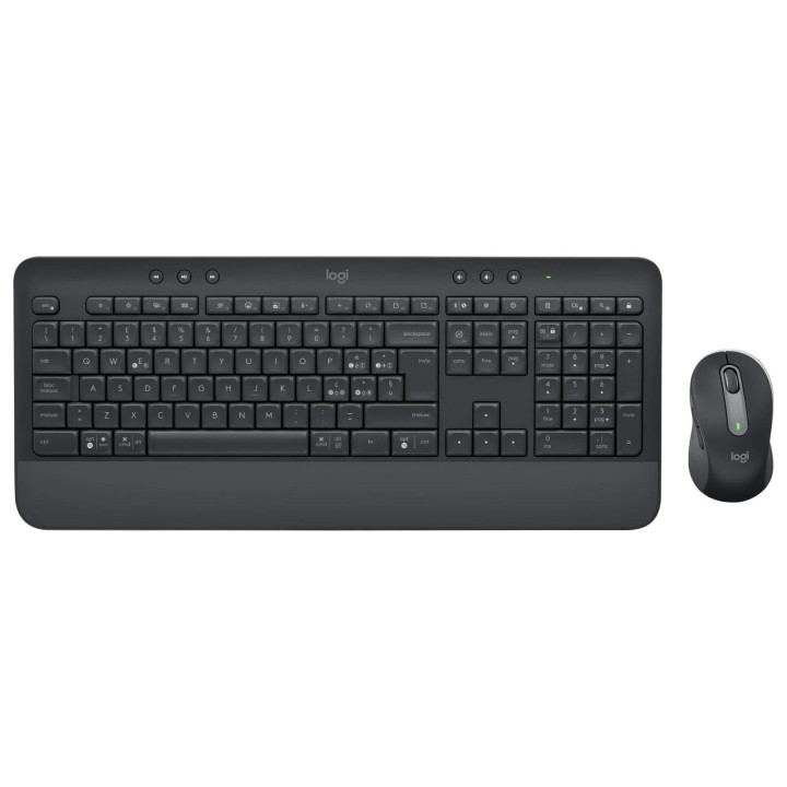 Безжична клавиатура и мишка Logitech MK650, Черен - 920-011004 - 1