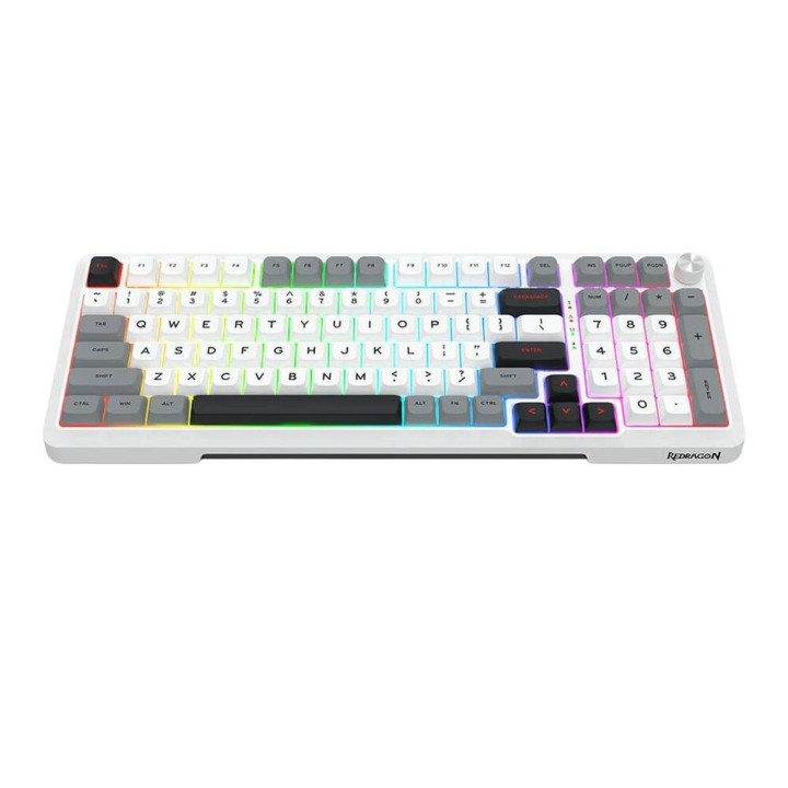 Bluetooth механична геймърска клавиатура Redragon Bragi Pro K688WGL-RGB-PRO - 3