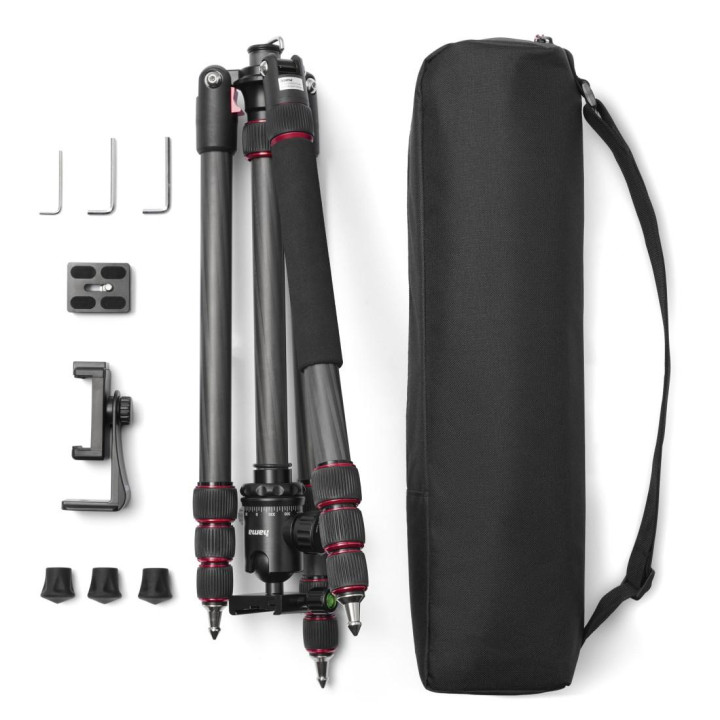 Трипод HAMA Ramble II Duo Carbon, 46-160 cm, Карбон - HAMA-04486 - 6