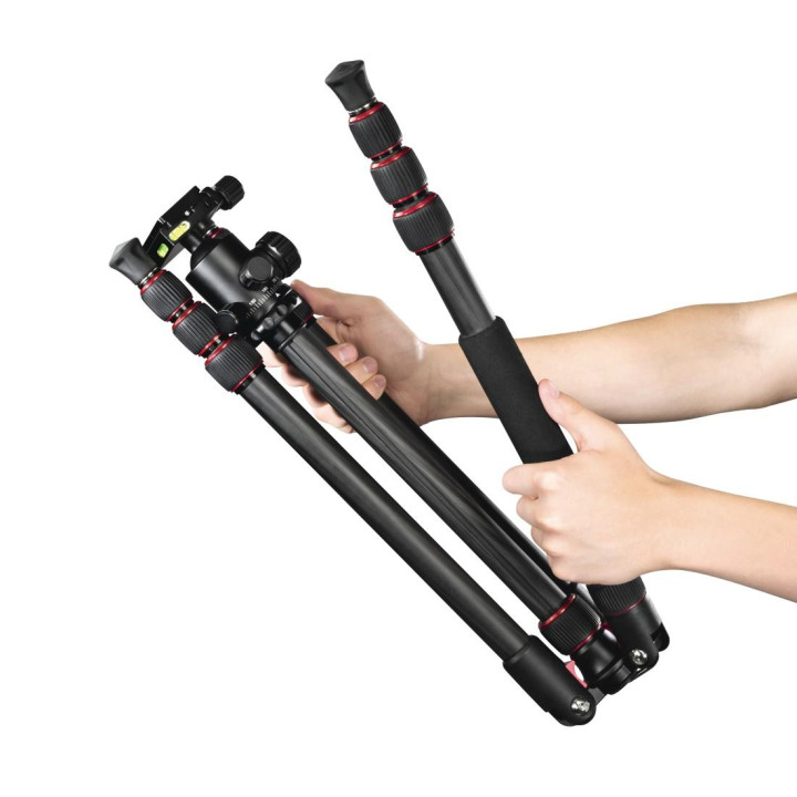 Трипод HAMA Ramble II Duo Carbon, 46-160 cm, Карбон - HAMA-04486 - 9