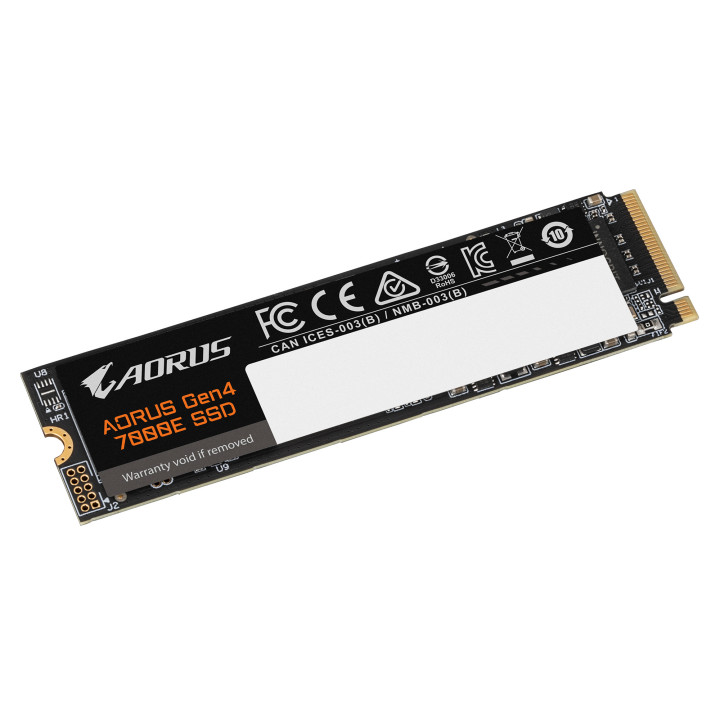 SSD диск Gigabyte AORUS 7000E, 1TB NVMe PCIe 4.0 x4, 7100/6100 MB/s  - AG470E1TB - 3