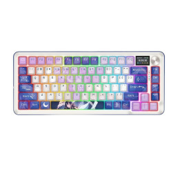 Bluetooth механична геймърска клавиатура Redragon Flekact Pro K708AK-RGB-PRO, RGB подсветка, Huano linear switches, USB Type-C -