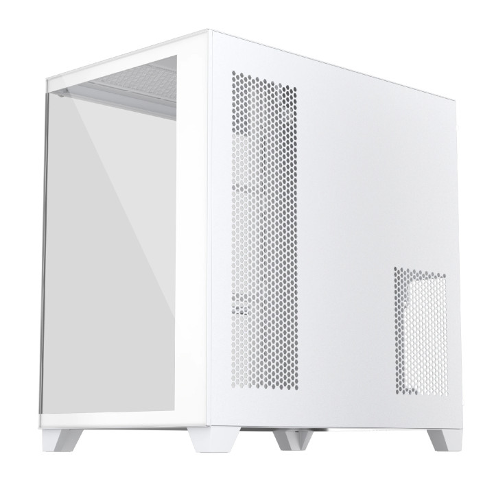 Кутия за компютър 1stPlayer MEGAVIEW MV8 White, ATX - MV8-TP-WH