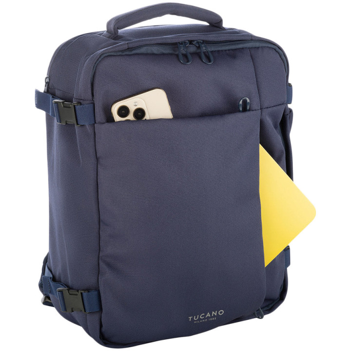 Раница TUCANO Tugò M, до 15.6" лаптоп, MacBook Pro 16, полиестер, син - BKTUG3-M-B - 4