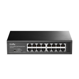 Комутатор Cudy GS1016E, 16x Gigabit портове, Layer 2 управление, 32 Gbps капацитет - 1