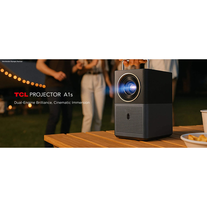 Проектор TCL A1s, 600 ISO Lumens, Dual 8W speakers, TrueHue Technology - 2