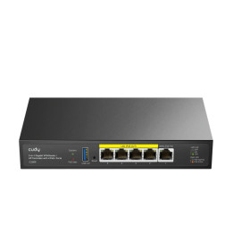 Рутер CUDY C200P, 1x Gigabit WAN + 4x Gigabit PoE+ LAN, USB 3.0, 30W PoE мощност - 1