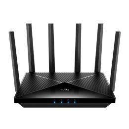 Рутер CUDY WR6500H, Wi-Fi 7 BE6500, 5765 Mbps (5 GHz) + 688 Mbps (2.4 GHz), 4x Гигабитни портове - 1