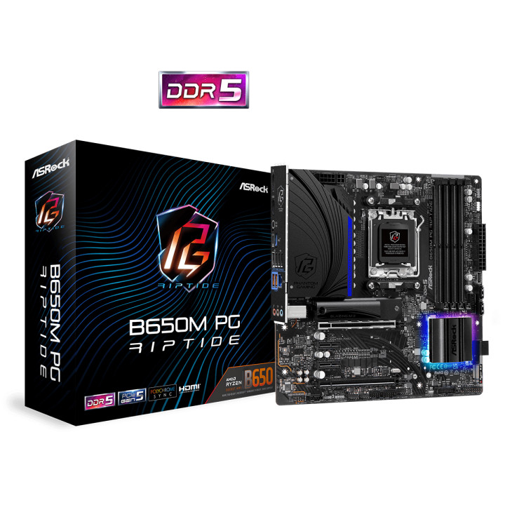 Дънна платка ASROCK B650M PG RIPTIDE, AM5