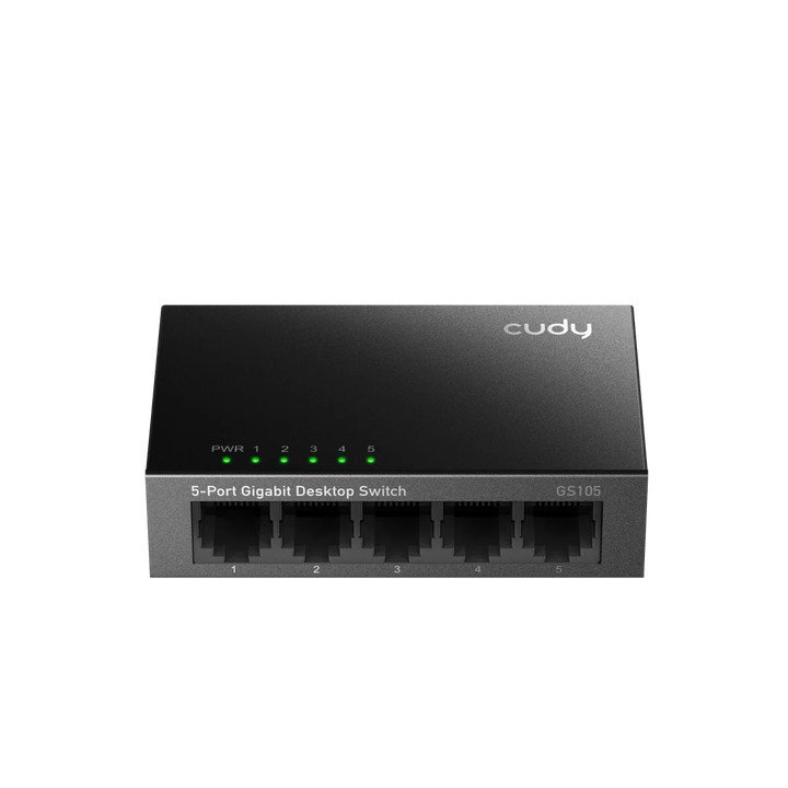 Мрежов комутатор Cudy GS105, 5x Gigabit RJ45 портове, 10 Gbps пропускателна способност - 2