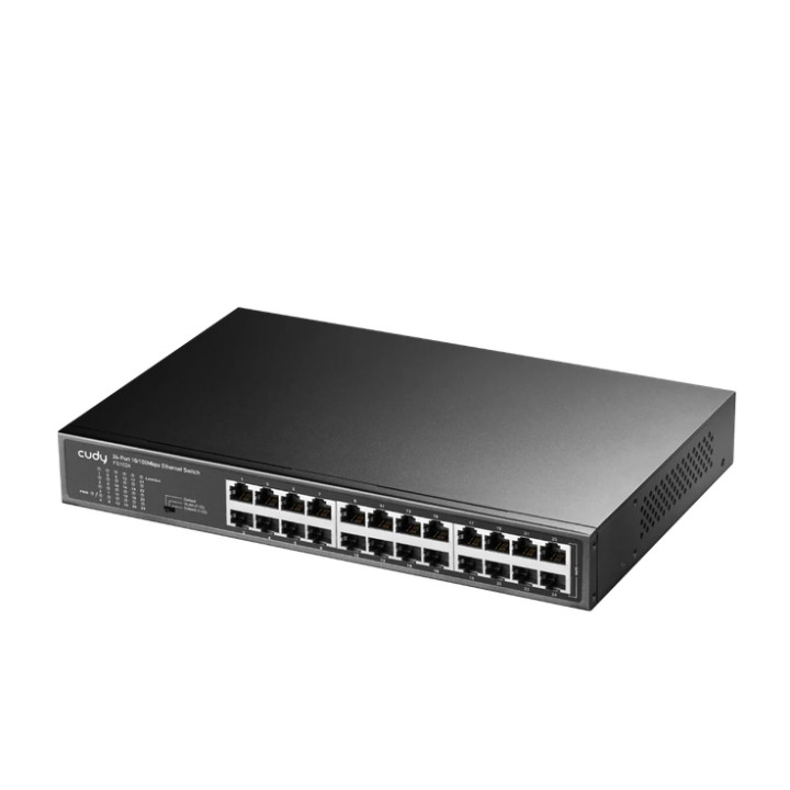 Мрежов комутатор Cudy FS1024, 24-портов 10/100 Mbps, Layer 2, 4.8 Gbps - 3