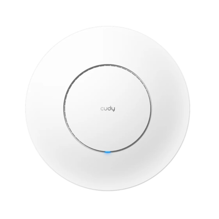 Достъпна точка CUDY AP3000, Wi-Fi 6 AX3000 Dual Band, 2402Mbps (5GHz) + 574Mbps (2.4GHz), 1x 2.5G Ethernet, 12V DC/PoE - 1