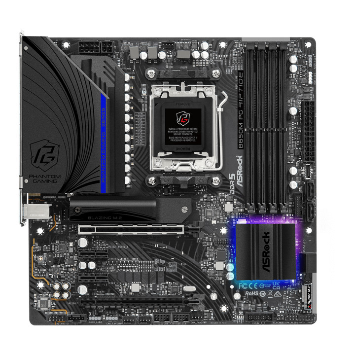 Дънна платка ASROCK B650M PG RIPTIDE, AM5