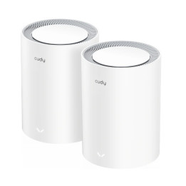 Рутер - mesh система Cudy M3000 (2-Pack), AX3000 Wi-Fi 6, 2402Mbps (5GHz) + 574Mbps (2.4GHz) - 1