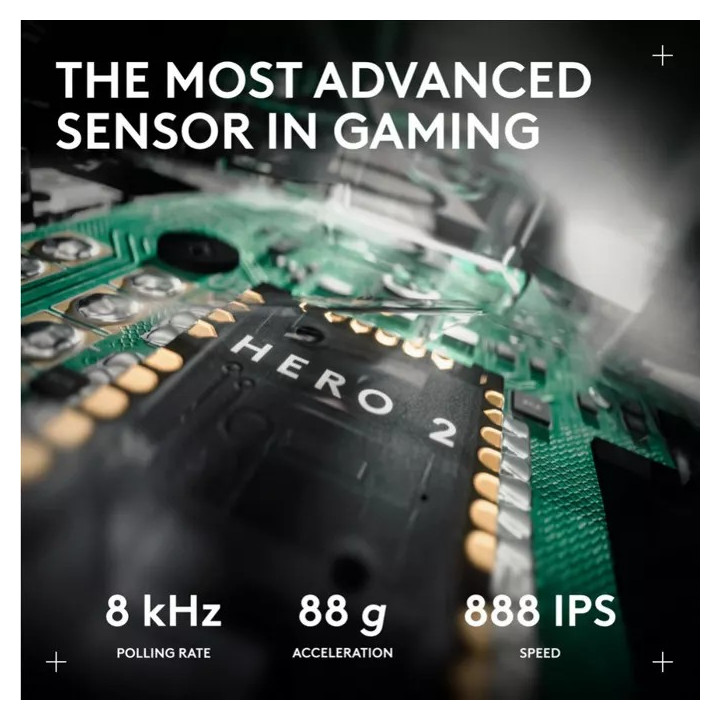 Безжична геймърска мишка Logitech Pro X2 Superstrike - 910-007776 - 8