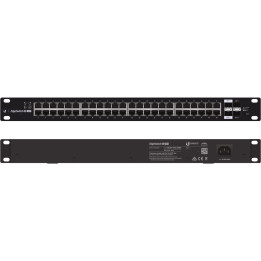 Управляем комутатор Ubiquiti EdgeSwitch ES-48-500W, 48x 1000Mbps + 2x SFP+ порта, 1U рак монтаж - 1