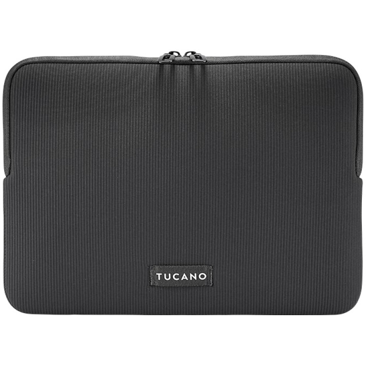 Калъф Tucano Colore Sleeve, за лаптопи 12" или МacBook 13", неопрен, черен - BFC21213-BK - 1