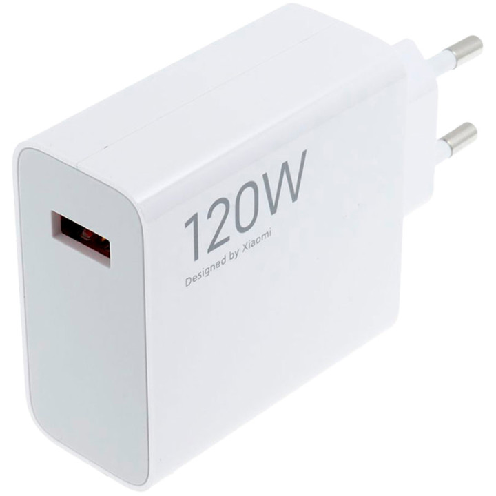 Зарядно Xiaomi 120W HyperCharge Combo Type-A, 120W USB Type-A, Qualcomm Quick Charge 3.0 - BHR9462EU - 3