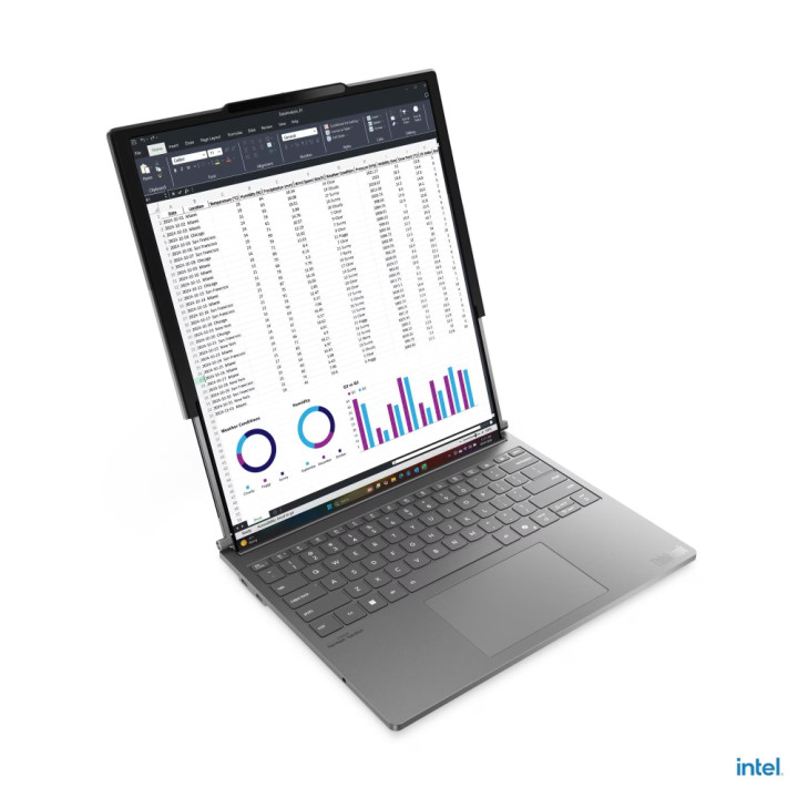 Лаптоп Lenovo ThinkBook Plus G6 Rollable, 14"-16.7" POLED 2000x1600/2000x2350, Intel Core Ultra 7 258V, 32GB LPDDR5X, 1TB SSD, W