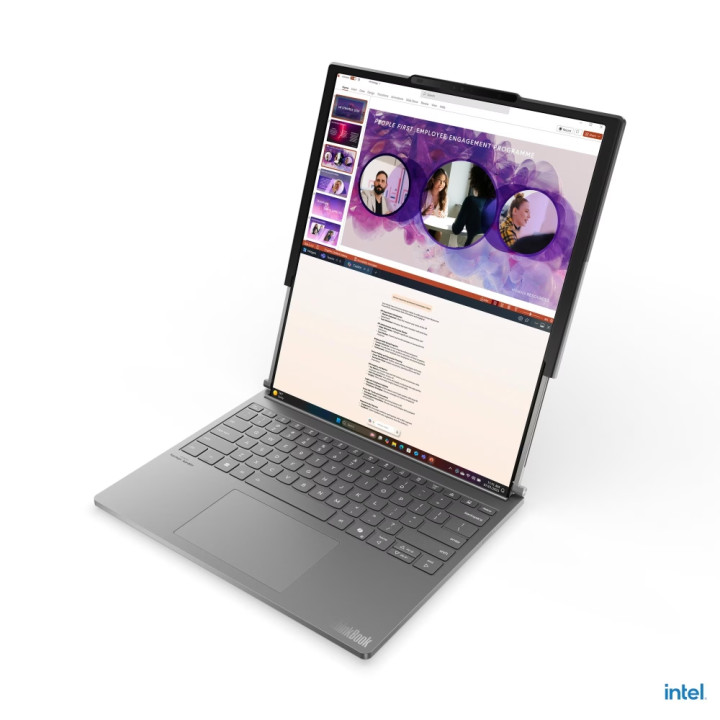 Лаптоп Lenovo ThinkBook Plus G6 Rollable, 14"-16.7" POLED 2000x1600/2000x2350, Intel Core Ultra 7 258V, 32GB LPDDR5X, 1TB SSD, W