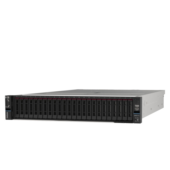 Сървър Lenovo ThinkSystem SR650 V3, Intel Xeon Silver 4514Y 16C 2.0GHz, 32GB DDR5, 12 LFF, RAID 9350-16i - 7D76T81E00 - 1