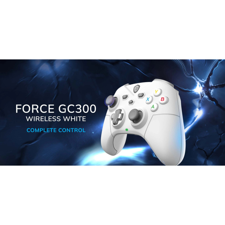 Геймърски контролер MSI FORCE GC300, Безжичен, Bluetooth, Hall Effect тригери, 600 mAh батерия, бял - FORCE_GC300_W - 2