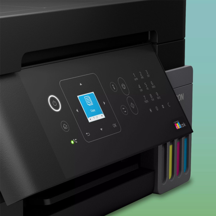 Мастилоструйно многофункционално устройство Epson EcoTank L5390, 3.7" LCD цветен екран, Print/Copy/Scan/Fax - C11CL59403 - 3