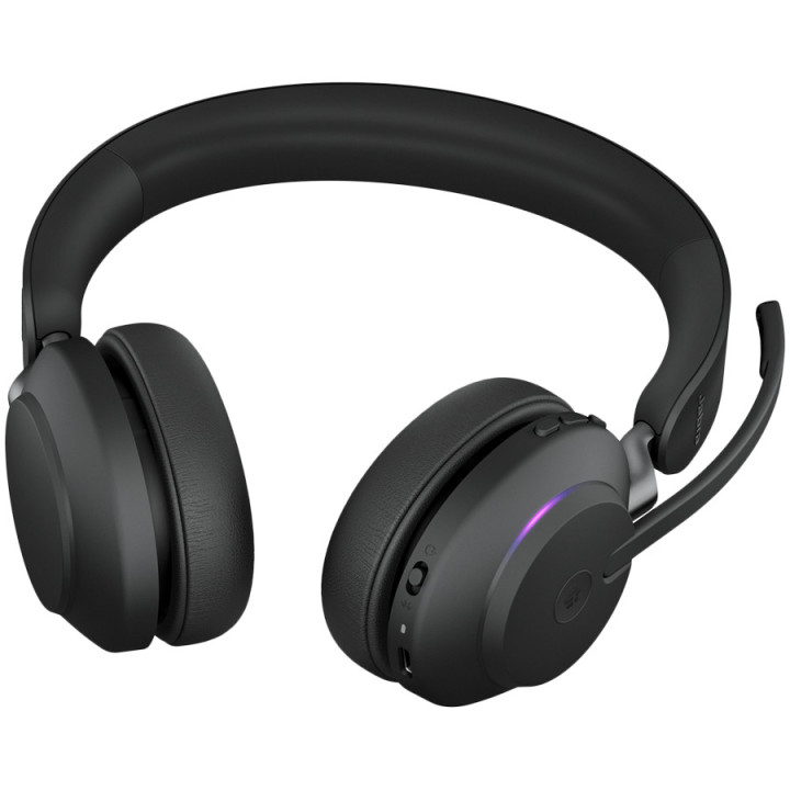 Слушалки Jabra Evolve2 65, Bluetooth 5.0, Стерео, Микрофон, Черни - 26599-999-999 - 4
