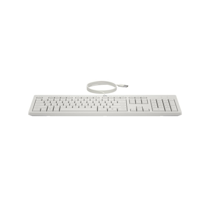 Комплект клавиатура и мишка HP 225 G2, жична, USB, български език, бяла - AW5S6AA#AKS - 2